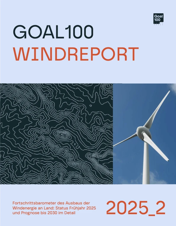 Titelblatt Goal100 Windreport 2025_2